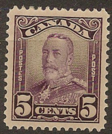 CANADA 1928 5c KGV SG 279 HM #BY27 - Unused Stamps