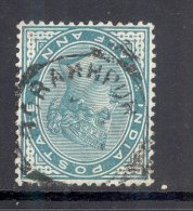 INDIA, Squared Circle Postmark ´GHORAKHPUR´ On Q Victoria Stamp - 1882-1901 Imperium