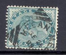 INDIA, Squared Circle Postmark ´MEEAN MEER´ On Q Victoria Stamp - 1882-1901 Empire