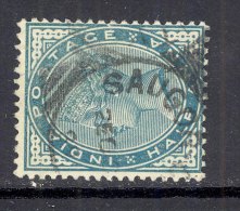 INDIA, Squared Circle Postmark ´SAUGOR´ On Q Victoria Stamp - 1882-1901 Empire