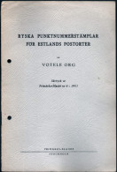 Ryska Punktnummerstämplar För Estlands Postorter By Votele Org, 1951 - Otros & Sin Clasificación