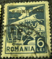 Romania 1930 Bird Overprinted 6L - Used - Gebraucht