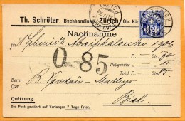 Switzerland 1905 Card Mailed - Cartas & Documentos