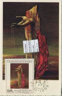 JF0644 Czechoslovakia 1969 Collection Of Paintings Maximum Card MNH - Luchtpostbladen