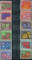 JK0885 Czechoslovakia 1971-72 DUE 12v MNH - Unused Stamps