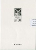 JF0649 Czech Republic 1997 Exhibition Stamp On Stamp Proof MNH - Varietà & Curiosità