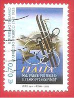 ITALIA REPUBBLICA USATO - 2013 - Turismo - Manifesto ENIT - € 0,70 - S. ---- - 2011-20: Oblitérés