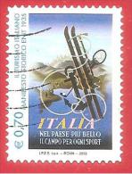 ITALIA REPUBBLICA USATO - 2013 - Turismo - Manifesto ENIT - € 0,70 - S. ---- - 2011-20: Afgestempeld