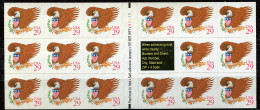 Etats Unis ** Carnet C2121 Série Courante. Aigle Et Armoiries - 1981-...