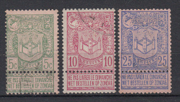 BELGIË - OBP - 1894 - Nr 68/70 - Gest/Obl/Us - 1894-1896 Exposiciones