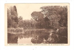 CPA : 91 - Ballancourt - Ile Verte - GOUMONT Propriétaire - L ' Etang Des Brèmes : étang - Arbres - Pêcheur - Ballancourt Sur Essonne