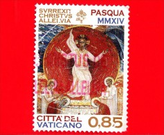 VATICANO - 2014 - Pasqua 2014 - 0,85 € • Mosaico Della Cappella Cappella Redemptoris Mater - Leggi - Gebruikt