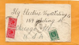 Gold Coast 1918 Cover Mailed To USA - Costa De Oro (...-1957)