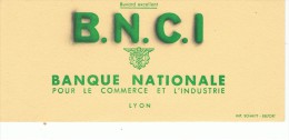VIEUX-PAPIERS-BUVARD-PUB- BANQUE -B.N.C.I-9 Cm X 21 Cm-A- - Banque & Assurance