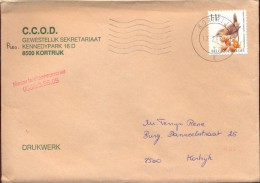 Enveloppe Omslag C.C.O.D. Kortrijk - Enveloppes