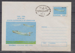 AVIATIE SUPERSONICA DE VINATOARE / MIG 19PM - Storia Postale