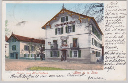SO MARIASTEIN 1902-XII-20 Mariastein Hôtel De La Poste Foto G. Metz #14980 - Metzerlen-Mariastein