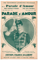 Mon Cocktail D'amour, Opérette Film Parade D'amour, Battaille-Henri, Victor Schertzinger, Maurice Chevalier, Partition - Gesang (solo)