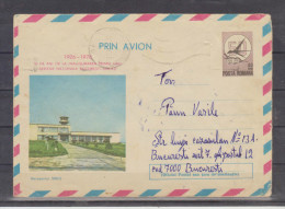 CARTE POSTALA  -  50 ANI PRIMA LINIE AERIANA BUCURESTI-GALATI - Storia Postale