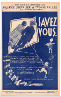 Savez-vous, Willemetz, Saint-Granier, Le Seyeux, Chantrier, Maurice Chevalier, Yvonne Vallée, Casino, Valerio - Zang (solo)