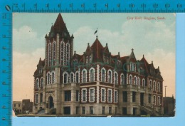 Regina Sask. ( City Hall, Cover  Wapella 1910  )  2 SCAN - Regina