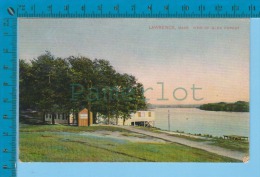 Lawrence Mass. ( View Of Glen Forest,  Cover Lawrence 2 Different Cancel Mark)  2 SCAN - Lawrence