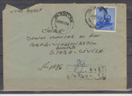 1958 - Scrisoare Circulata Recomandat  ZIUA AVIATIEI - Storia Postale