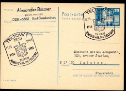 Delcampe - Sost. KARNEVAL TELTOW 1981  DDR P80 Postkarte - Karnaval