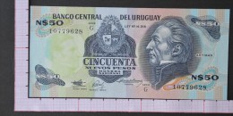 URUGUAY  50  PESOS  1989    -  (Nº07774) - Uruguay