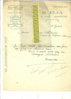73 -savoie - ALBERTVILLE - Facture ELIA - Faïence, Porcelaine, Verrerie, Articles De Ménage – 1929 - REF 42 - Altri