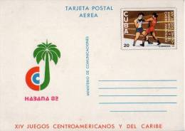 Lote PEP575, Cuba, 1982, Entero Postal, Postal Stationary, XIV Juegos C. Y  Del C, Boxeo, Sport, Not Perfect Postcard - Maximumkarten