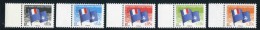 4 Timbres** Gommés "Série Courante : DRAPEAU DES T.A.A.AF." - Unused Stamps