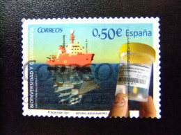 ESPAÑA Año 2011 BIODIVERSITE ET OCEANOGRAPHIE YVERT Nº 4283 º FU - Oblitérés