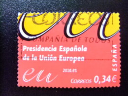 ESPAÑA Año 2010 --- PRESIDENCE ESPAGNOLE DE L´UNION EUROPEENNE  --- YVERT Nº 4192 º FU - Oblitérés