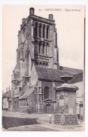 SAINT OMER - N° 49 - EGLISE ST DENIS AVEC PERSONNAGE ET PUBLICITE AMER PICON - Saint Omer