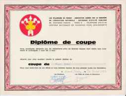 La Ciotat Centre Apprentissage   Diplome Coupe  Foot- Ball à Saint Jorioz 1970 - Diploma's En Schoolrapporten