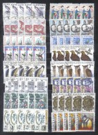 Slovakia Commemorative Stamps 24 X 5 Each  From Year 1994 Complete Sets Birds , Ships , Persons  FU - Gebruikt