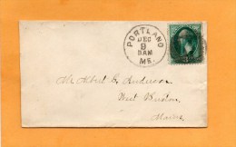 USA Old Cover Mailed - Lettres & Documents