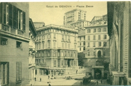 Italië - Italia - Genova - Piazza Zecca - 1914 - Zonder Classificatie