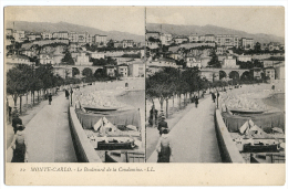 CPA STEREO MONTE-CARLO - LE BOULEVARD DE LA CONDAMINE - La Condamine