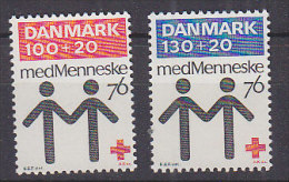 L4903 - DANEMARK DENMARK Yv N°617/18 ** CROIX ROUGE - Unused Stamps