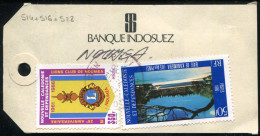 NOUVELLE CALÉDONIE - N° 514 + 516 + 528 / ETIQUETTE RECOMMANDÉE DE PAITA LE 30/4/1987, POUR NOUMÉA - TB - Cartas & Documentos