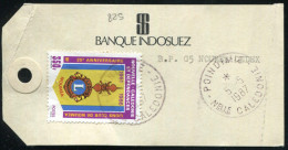 NOUVELLE CALÉDONIE - N° 528 / ETIQUETTE DE POINDIMIE LE 5/5/1987, POUR NOUMÉA - TB - Covers & Documents