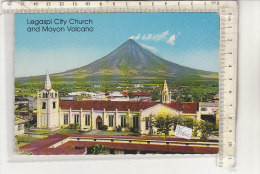 PO5860C# FILIPPINE - LEGASPI CITY CHURCH - MAYON VOLCATO  No VG - Filippine