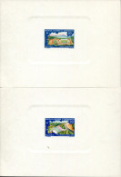 NOUVELLE CALÉDONIE - N° 337 & 338 ( COMPLEXES SPORTIFS ), 2 EPREUVES DE LUXE ** - SUP - Imperforates, Proofs & Errors