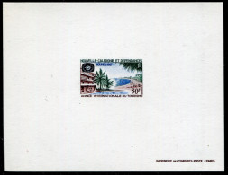 NOUVELLE CALÉDONIE - N° 339 ( ANNÉE DU TOURISME ), EPREUVE DE LUXE ** - SUP - Imperforates, Proofs & Errors