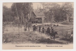 LAOS   CP   Missionnaires En Tournée Apostolique Au Laos  TB - Laos