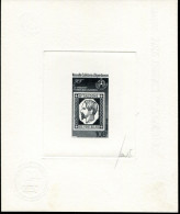 NOUVELLE CALÉDONIE - PA N° 253  ( STOCKHOLMIA 86 ), EPREUVE D´ARTISTE EN NOIR, SIGNÉ C. JUMELET- LUXE - Non Dentelés, épreuves & Variétés