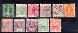 GRENADE - Petit LOT De Timbres O / * - Années 1861 à 1905 - Grenada (...-1974)