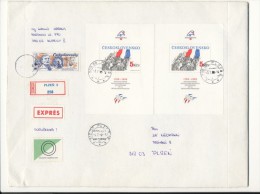 I6159 - Czechoslovakia (1989) 305 00 Plzen 5 / 312 00 Plzen 12 - Rivoluzione Francese